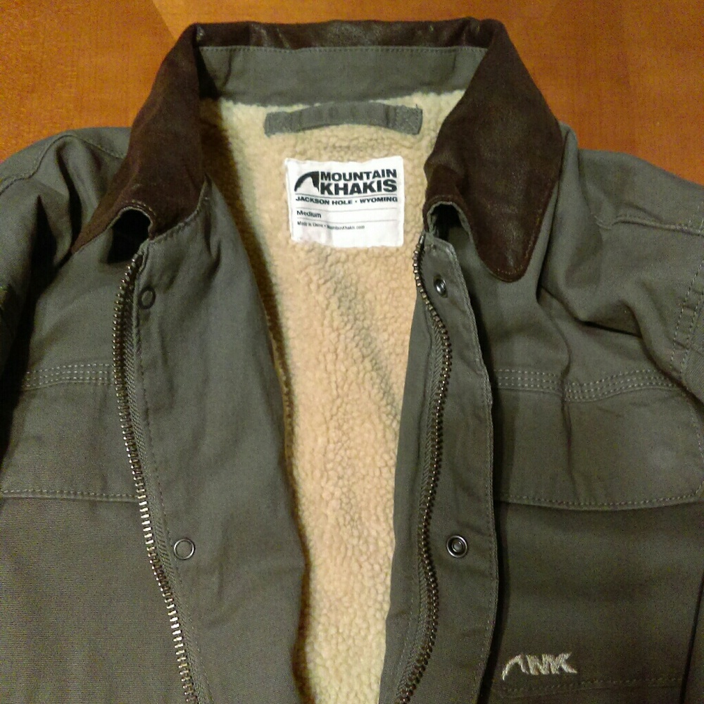 EUC Mountain Khakis Ranch Shearling Coat Slate